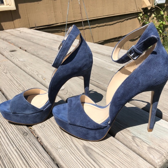 Zara blues suede platform stiletto - Picture 4 of 7